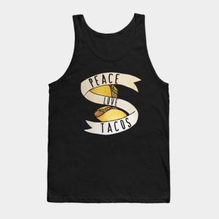 Peace love Tacos Tank Top